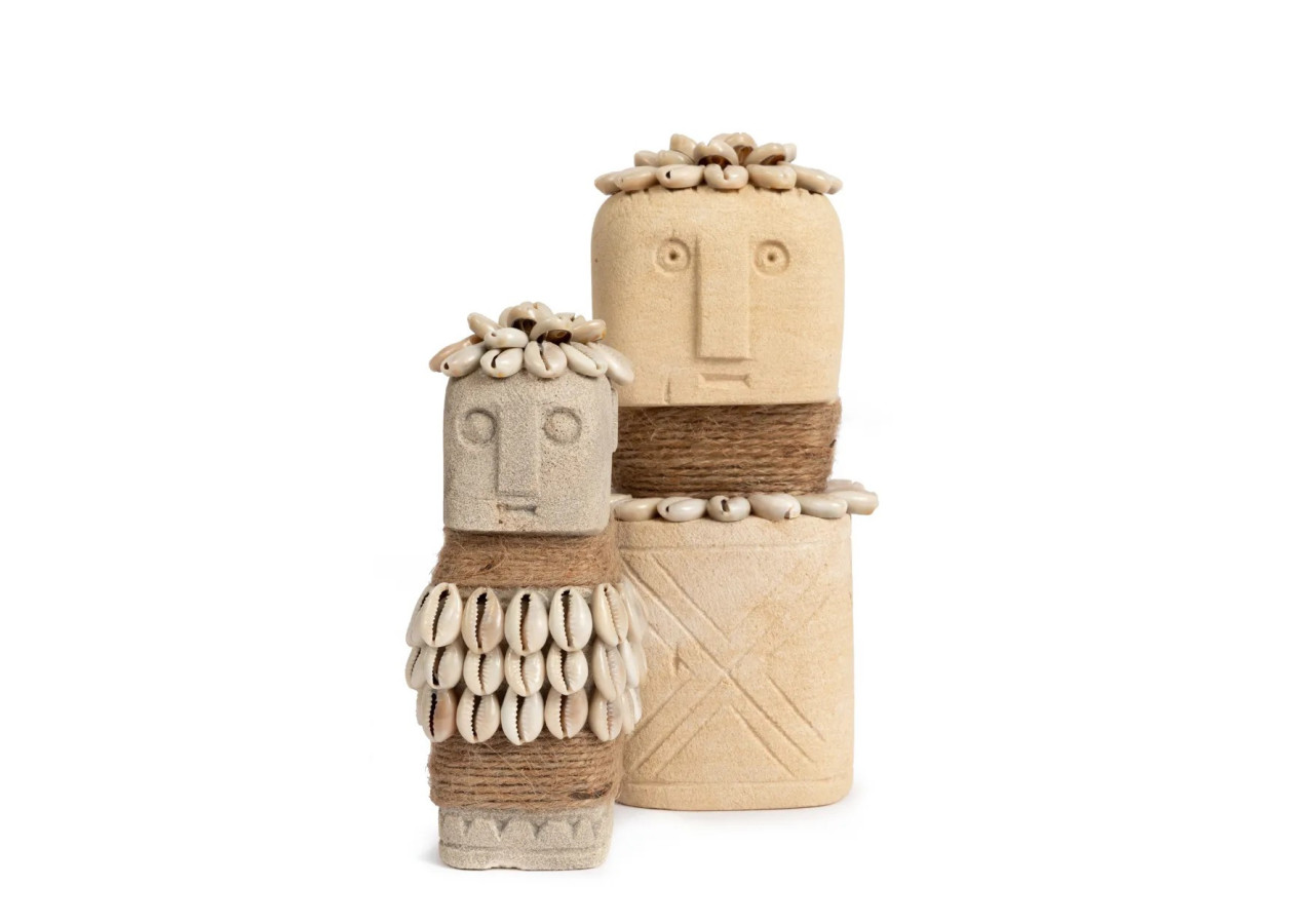 Statue en Pierre Sumba n°33 - Artisanat Indonésien - BAHRA033 - Bazar Bizar