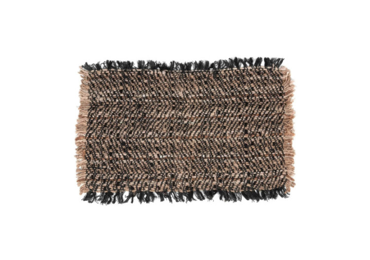 Set de 4 Nappes Oh My Gee - Noir Cuivre - INIE004BCo-SET4 - Bazar Bizar