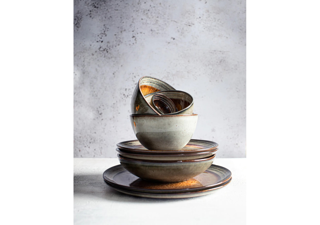 Bol à Céréales Comporta - Taille M - Set de 6 - POCE024Y-M-SET6 - Bazar Bizar