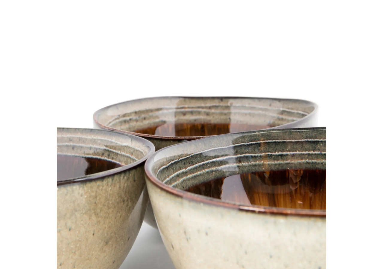 Bol à Céréales Comporta - Taille M - Set de 6 - POCE024Y-M-SET6 - Bazar Bizar