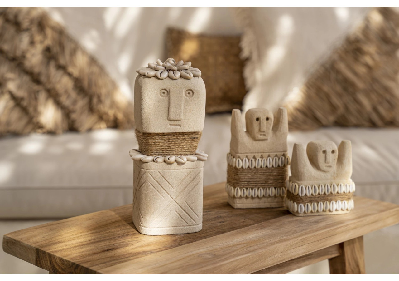 Statue en Pierre Sumba n°30 - Artisanat Exclusif - BAHRA030 - Bazar Bizar