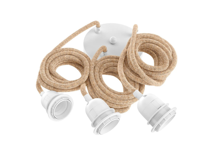 Suspension de Plafond - Blanc Naturel - 3 Finitions - FL-NW-003 - Bazar Bizar