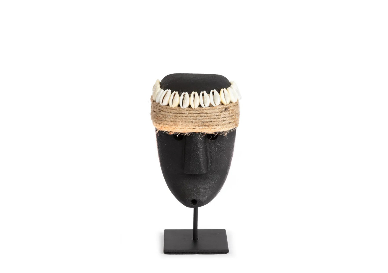 Statue en Pierre Sumba n°35 - Sculptée à la main en grès - BAHRA035 - Bazar Bizar