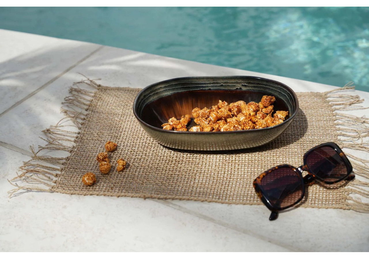 Bol Ovale Comporta - Grand - Ensemble de 4 - POCE027Y-L-SET4 - Bazar Bizar