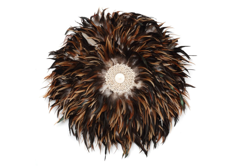 Juju Côtier - Noir Brun - Grand - 40cm - BALE015BBr-L-60 - Bazar Bizar