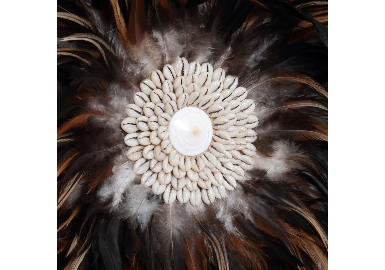 Juju Côtier - Noir Brun - Grand - 40cm - BALE015BBr-L-60 - Bazar Bizar