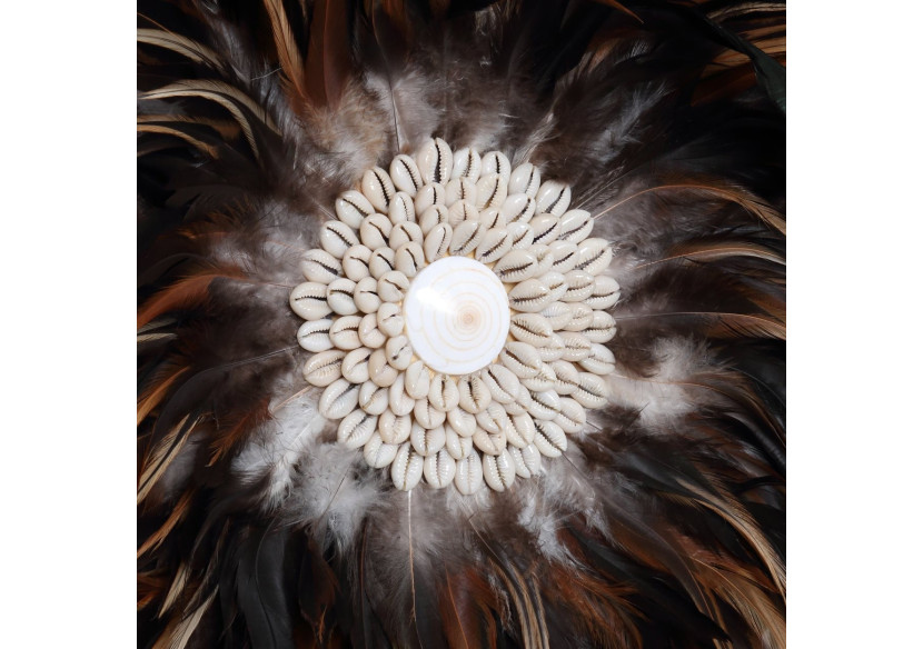 Juju Côtier - Noir Brun - Grand - 40cm - BALE015BBr-L-60 - Bazar Bizar