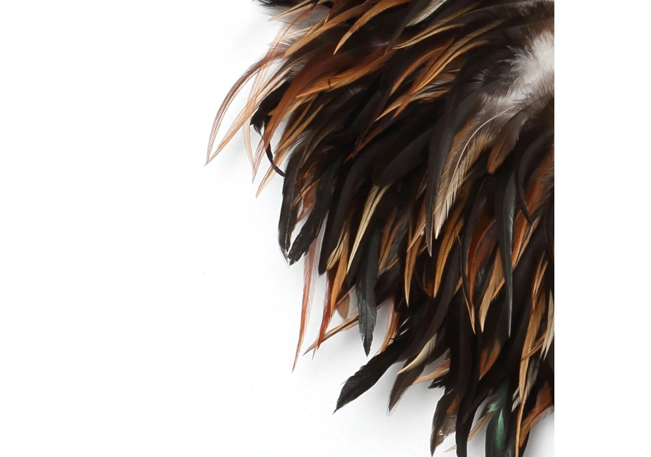 Juju Côtier sur Support - Noir Brun - Petit - 40cm - BALE015BBr-S-40 - Bazar Bizar