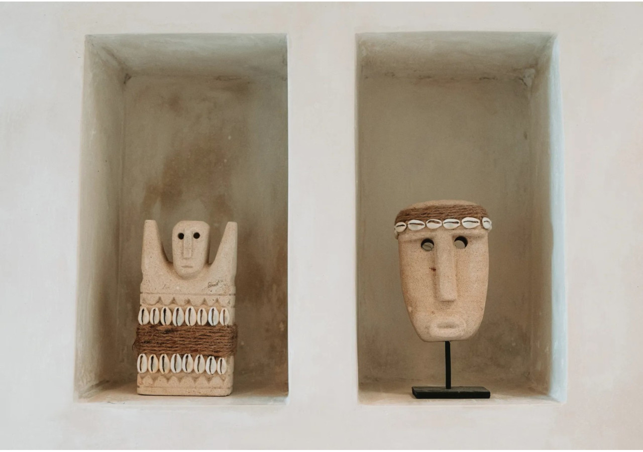 Statue en Pierre Sumba n°28 - L - Artisanale - BAHRA028-L - Bazar Bizar