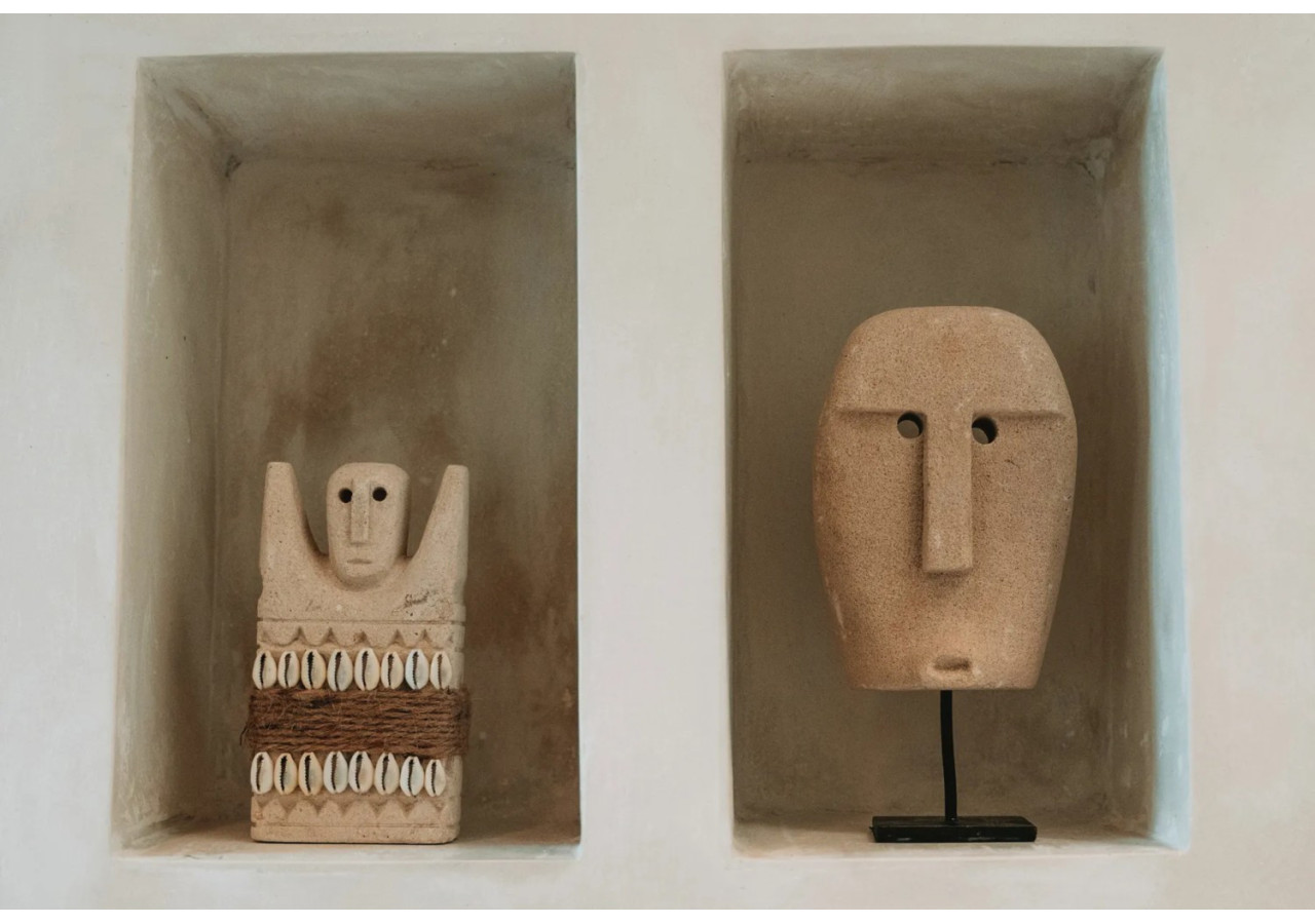 Statue en Pierre Sumba n°28 - L - Artisanale - BAHRA028-L - Bazar Bizar