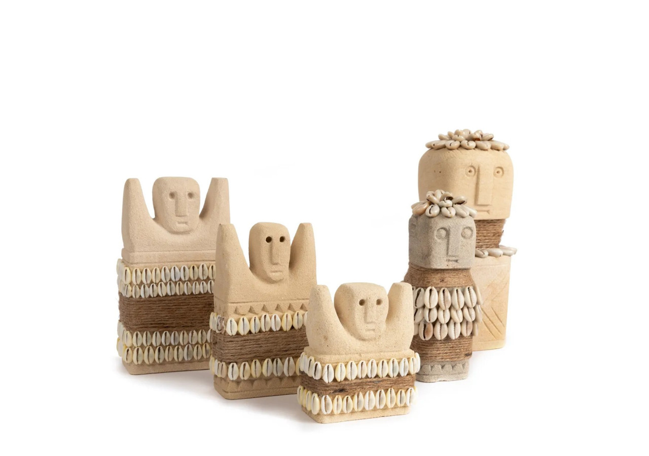 Statue en Pierre Sumba n°28 - L - Artisanale - BAHRA028-L - Bazar Bizar