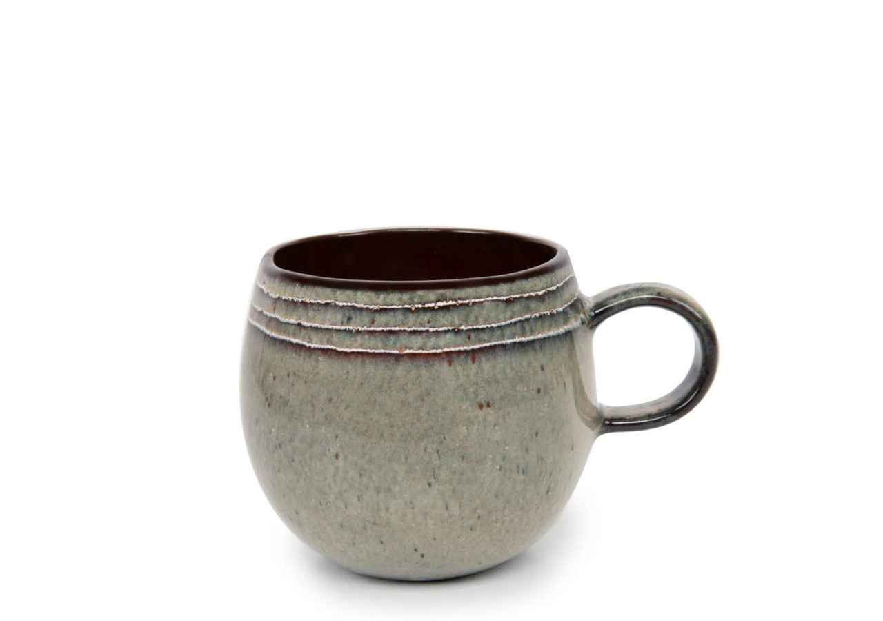 Mug Comporta - L - Set de 6 - Design unique - POCE026Y-L-SET6 - Bazar Bizar