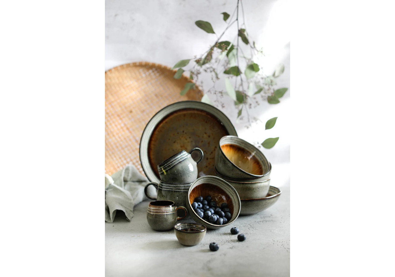 Mug Comporta - L - Set de 6 - Design unique - POCE026Y-L-SET6 - Bazar Bizar