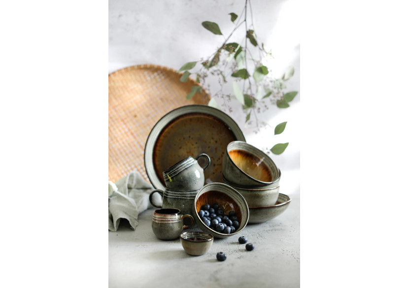 Mug Comporta - L - Set de 6 - Design unique - POCE026Y-L-SET6 - Bazar Bizar