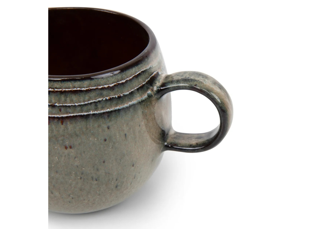 Mug Comporta - L - Set de 6 - Design unique - POCE026Y-L-SET6 - Bazar Bizar