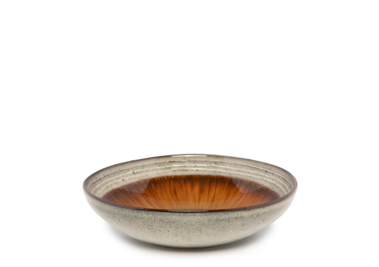 Assiette à Pâtes Comporta - Taille L - Set de 4 - POCE023Y-L-SET4 - Bazar Bizar