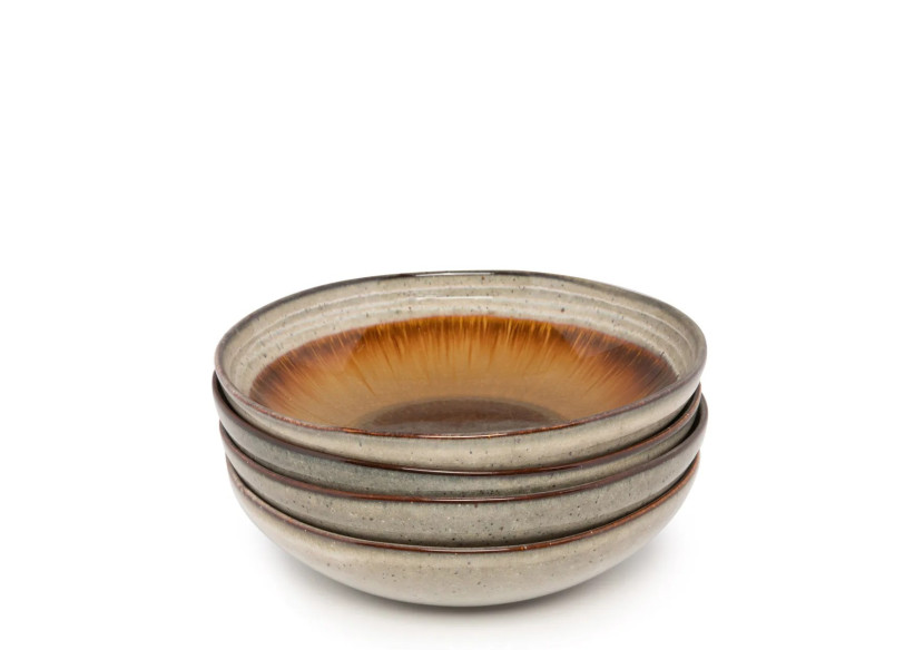 Assiette à Pâtes Comporta - Taille L - Set de 4 - POCE023Y-L-SET4 - Bazar Bizar Assiette à Pâtes Comporta - Taille L - Set de 4 - POCE023Y-L-SET4 - Bazar Bizar