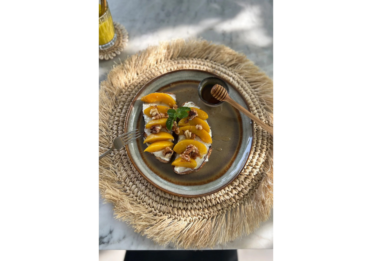 Assiette à Salade Comporta - Taille M - Set de 6 - POCE022Y-M-SET6 - Bazar Bizar