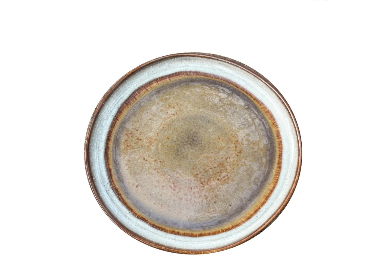 Assiette à Salade Comporta - Taille M - Set de 6 - POCE022Y-M-SET6 - Bazar Bizar