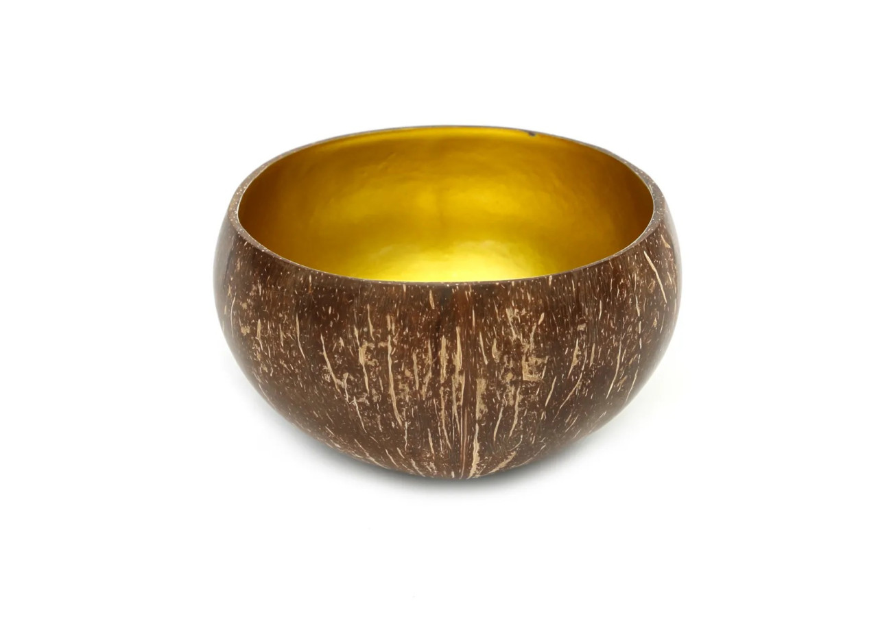 Bol Alimentaire Coco - Or Naturel - JABR005NG - Bazar Bizar