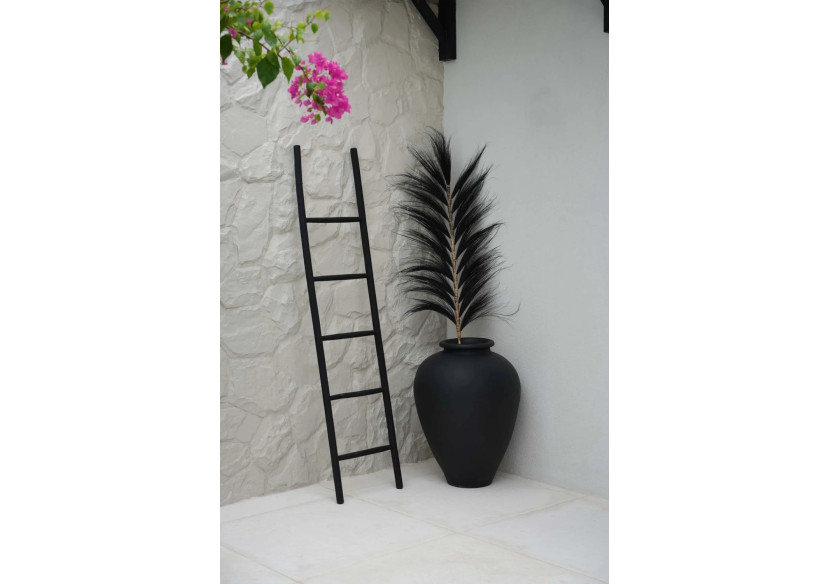 Échelle Décorative Tulum - Noire - 165 cm - JAHU004B-165 - Bazar Bizar