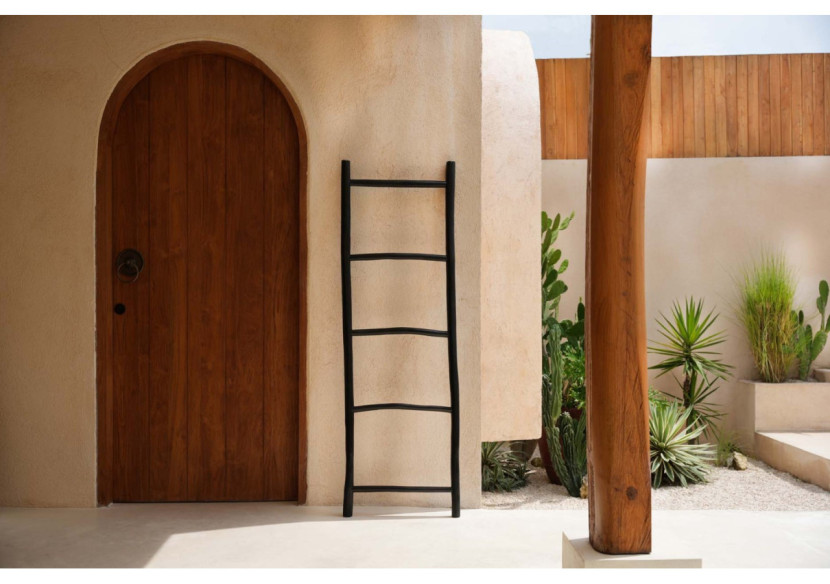 Échelle Décorative Tulum - Noire - 165 cm - JAHU004B-165 - Bazar Bizar