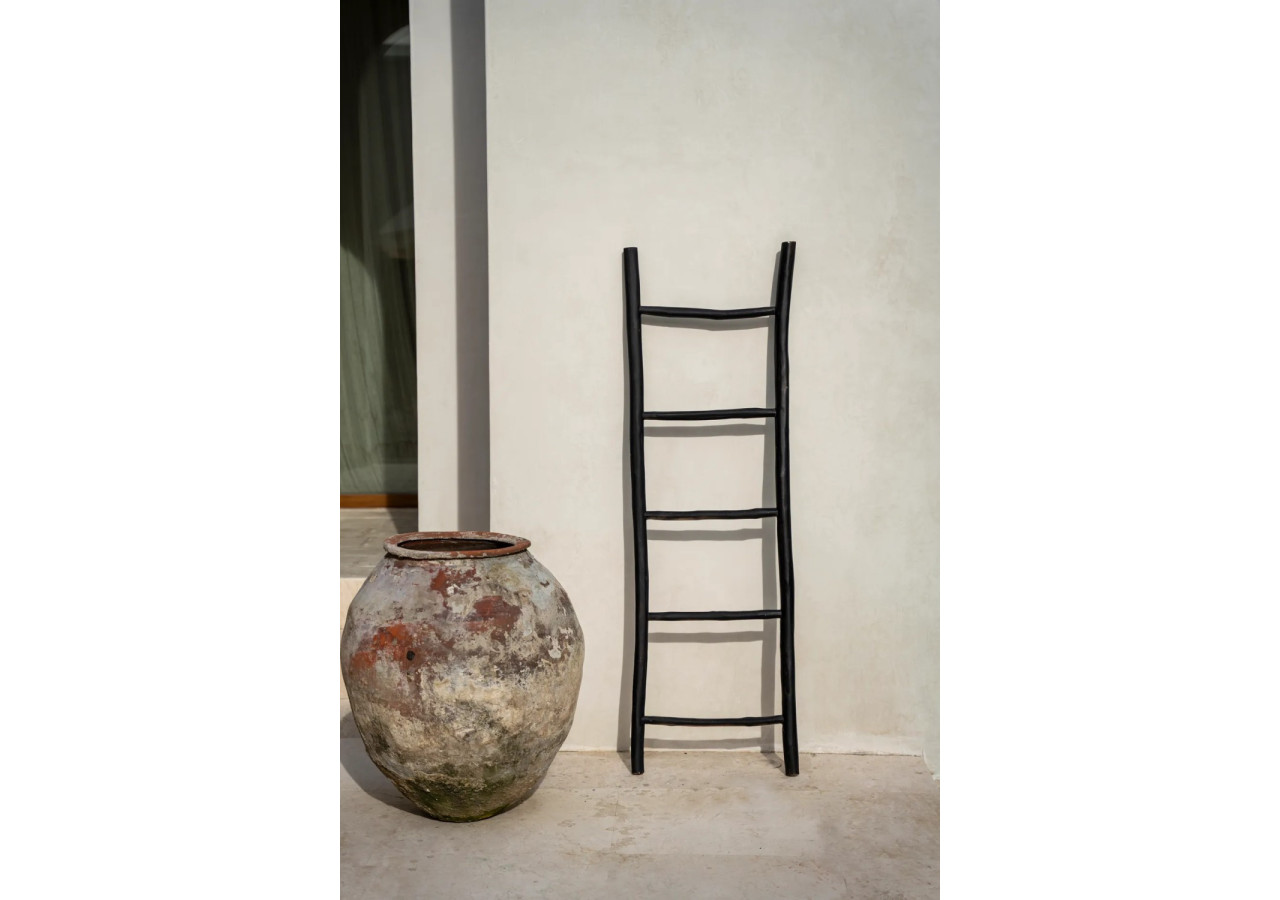 Échelle Décorative Tulum - Noire - 165 cm - JAHU004B-165 - Bazar Bizar