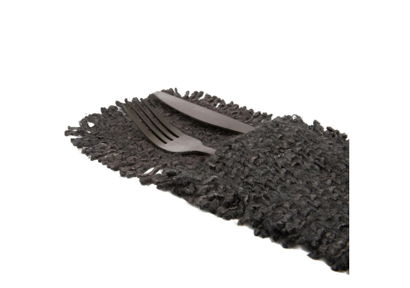 Porte-Couverts Oh My Gee - Noir Marine - Set de 4 - INIE005BNa-SET4 - Bazar Bizar