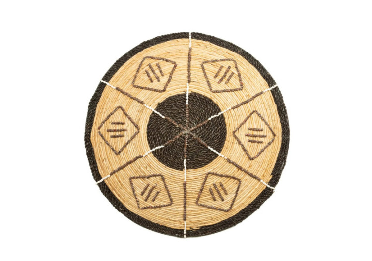 Assiette Cozumel - Taille Moyenne - JAAT023NB-M - Bazar Bizar