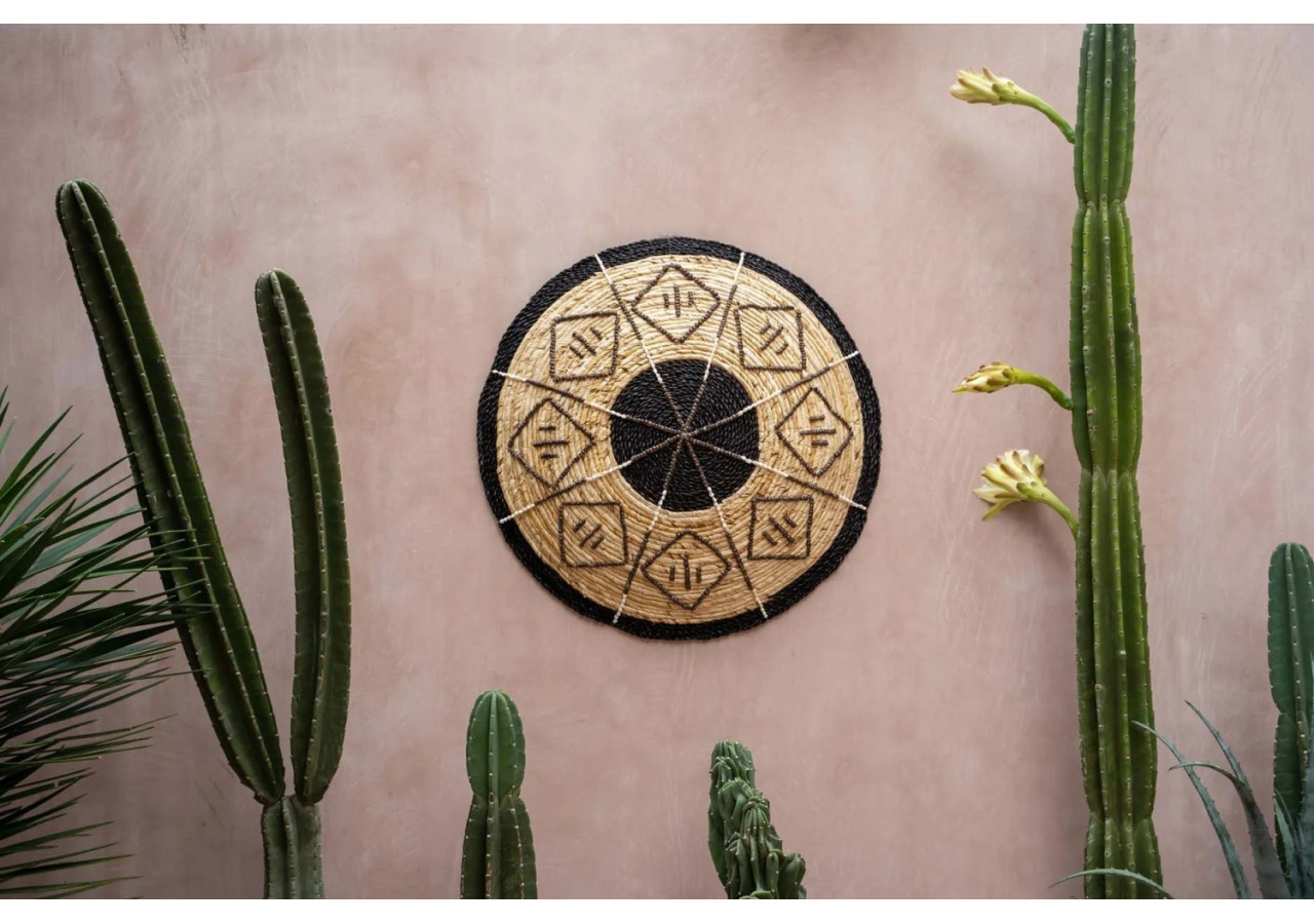 Assiette Cozumel - Taille Moyenne - JAAT023NB-M - Bazar Bizar