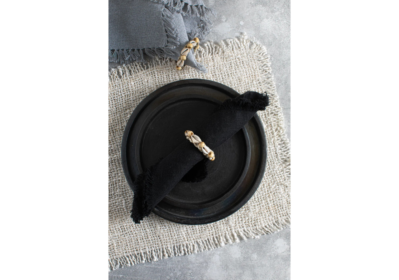 Set de 4 Sous-Plateaux Oh My Gee - Crème - INIE004Cr-SET4 - Bazar Bizar