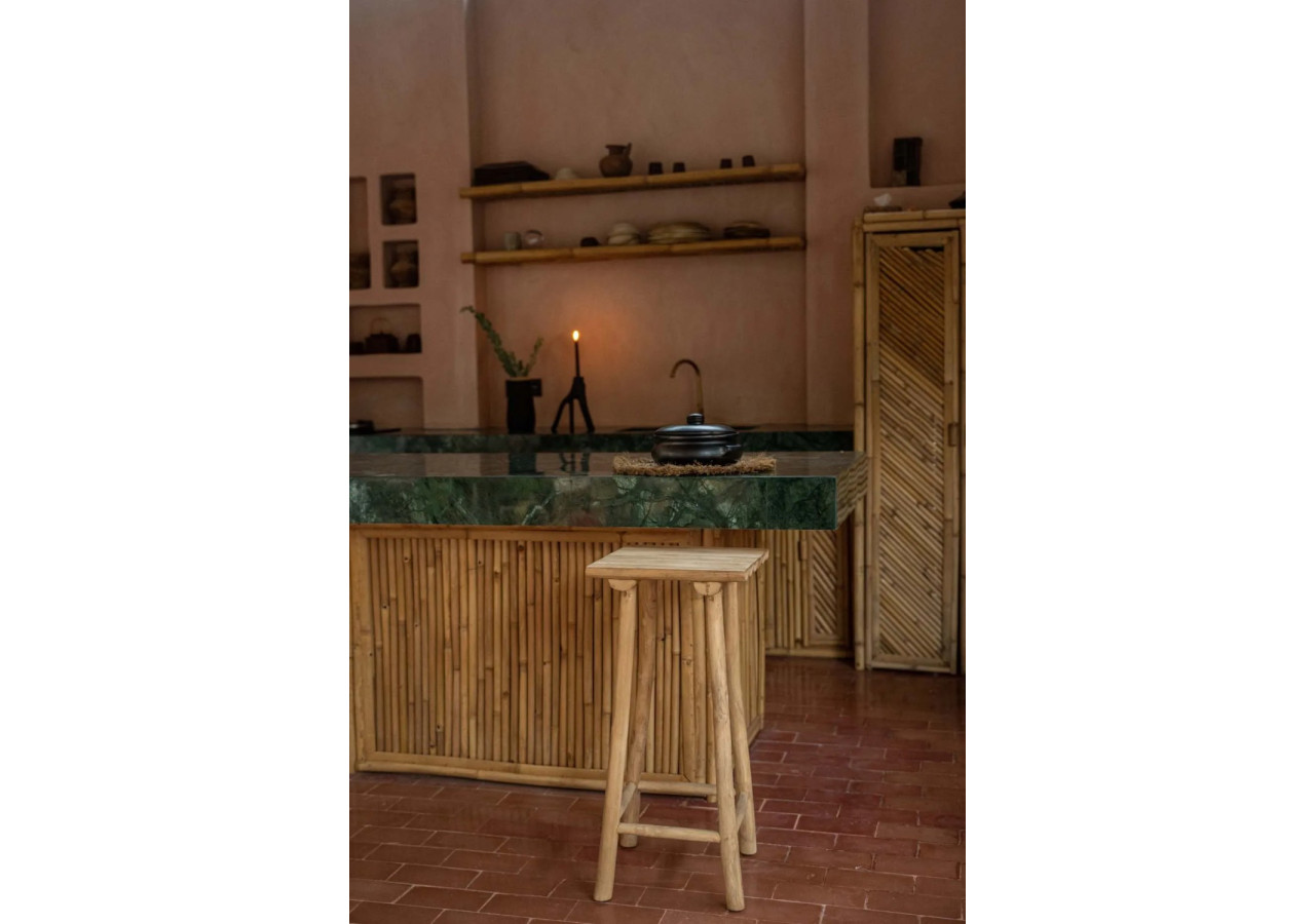 Tabouret de Bar Island - Naturel - JAAM016N - Bazar Bizar