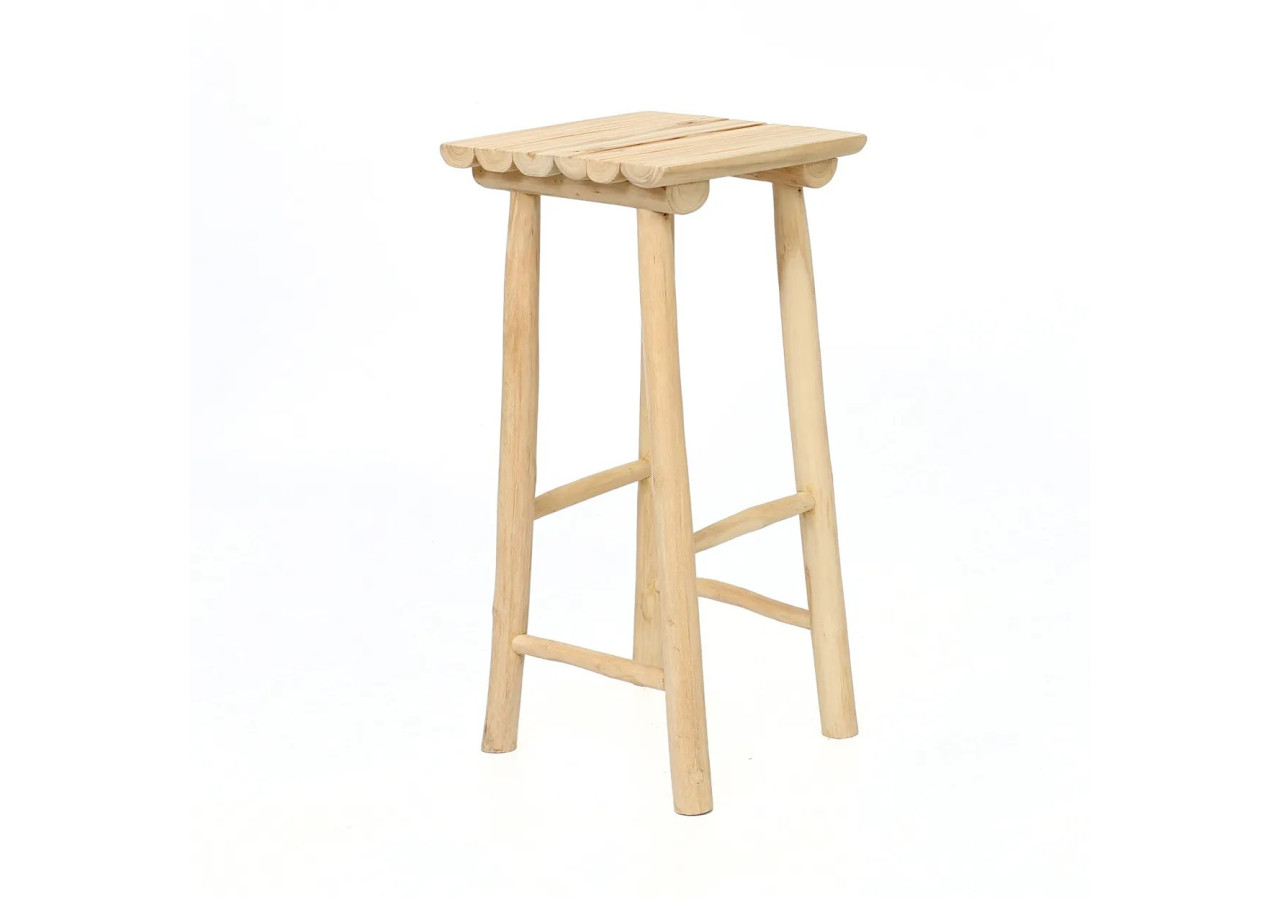 Tabouret de Bar Island - Naturel - JAAM016N - Bazar Bizar