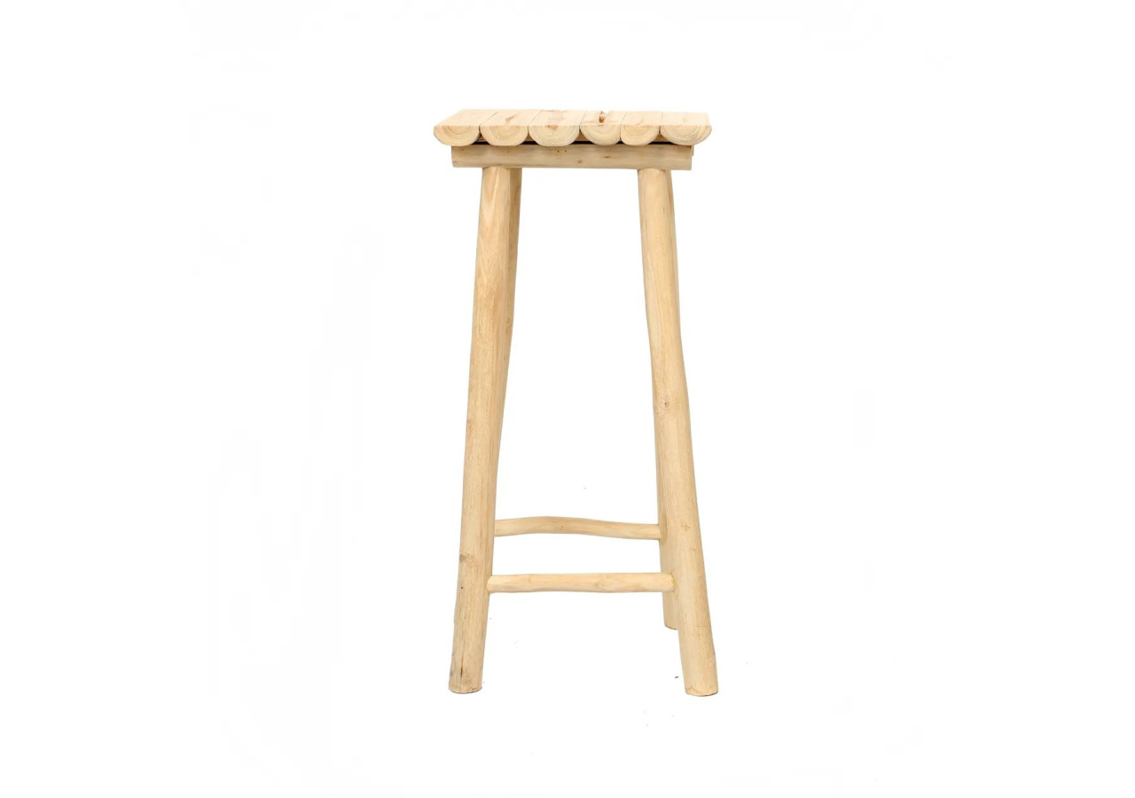 Tabouret de Bar Island - Naturel - JAAM016N - Bazar Bizar