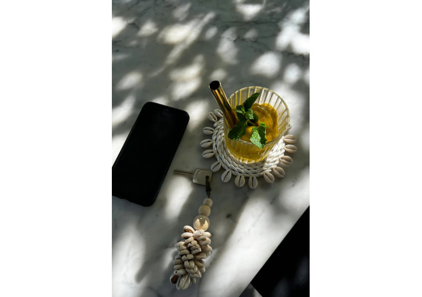 Porte-Clés Canggu - Naturel - BALE077N - Bazar Bizar