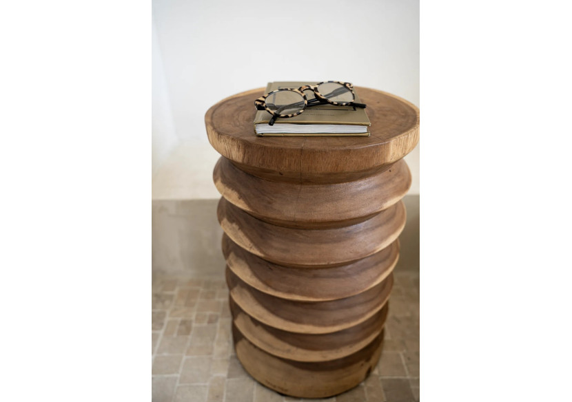 Tabouret Galapagos - Naturel - JAHU009N - Bazar Bizar