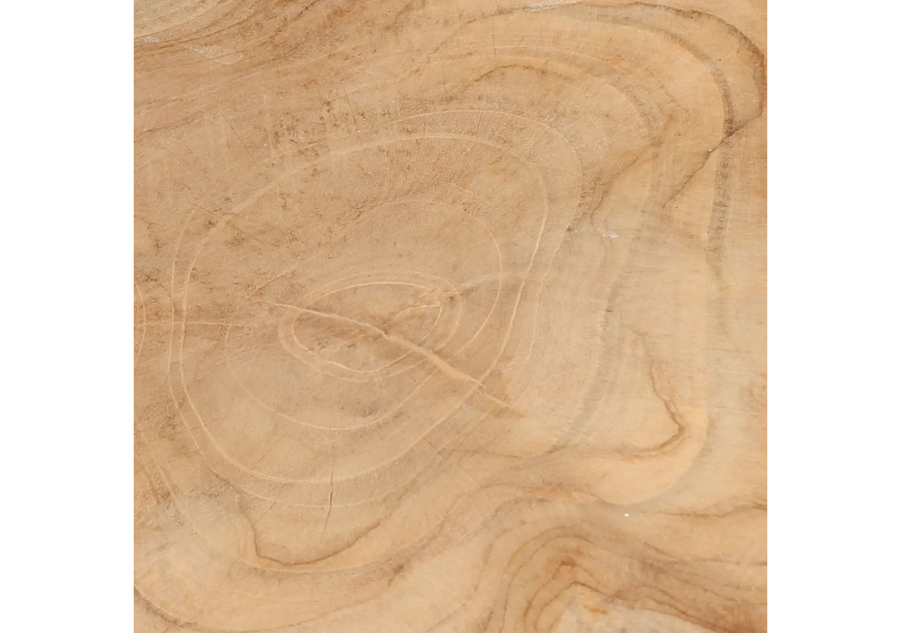 Table d'Appoint Organique - Blanc Naturel - JAAM015NW - Bazar Bizar