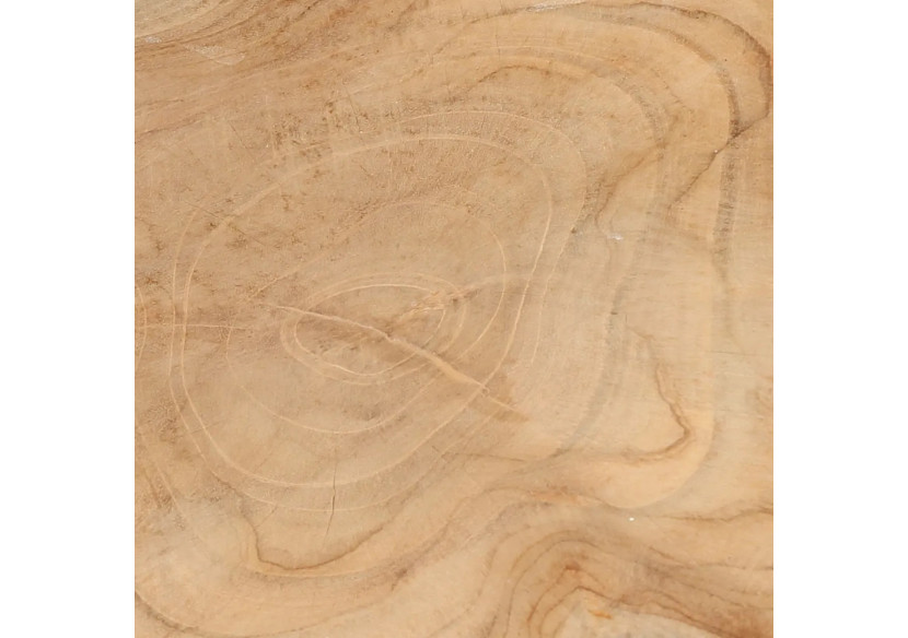 Table d'Appoint Organique - Blanc Naturel - JAAM015NW - Bazar Bizar