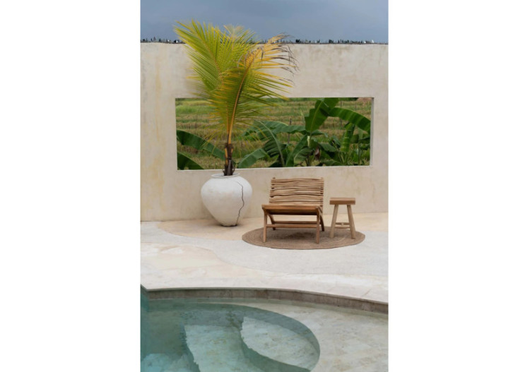 Fauteuil Islander - Naturel en Teck - JAAM020N - Bazar Bizar 2