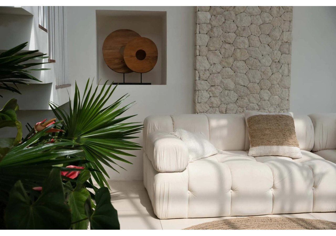 Disque en Teck sur Socle - Grand - JAAM030N-L - Bazar Bizar