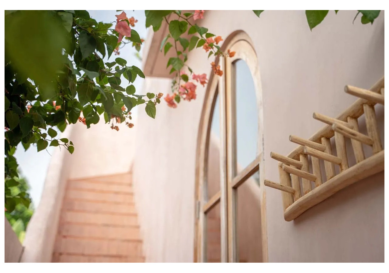 Porte-Vêtements Island - Naturel en Teck - JAAM024N - Bazar Bizar