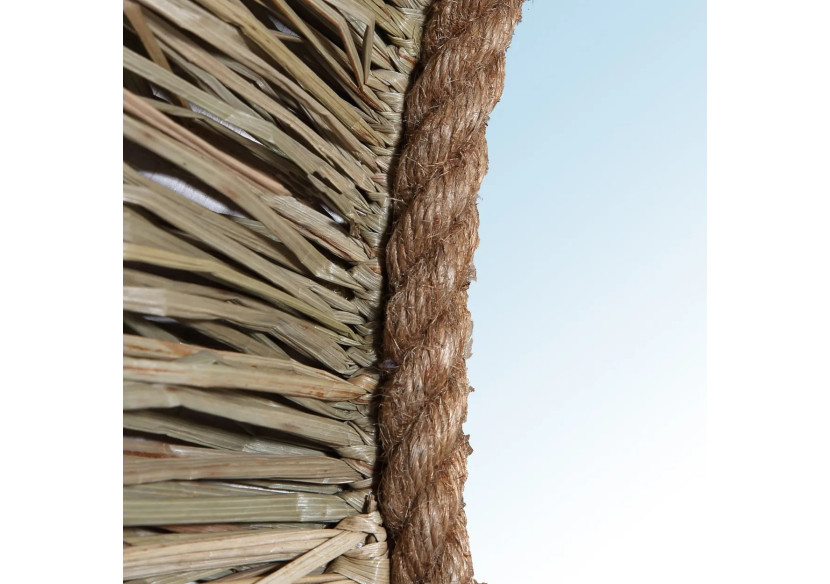 Miroir St Barth - Naturel, Élégance Côtière - JABR018N-M-65 - Bazar Bizar