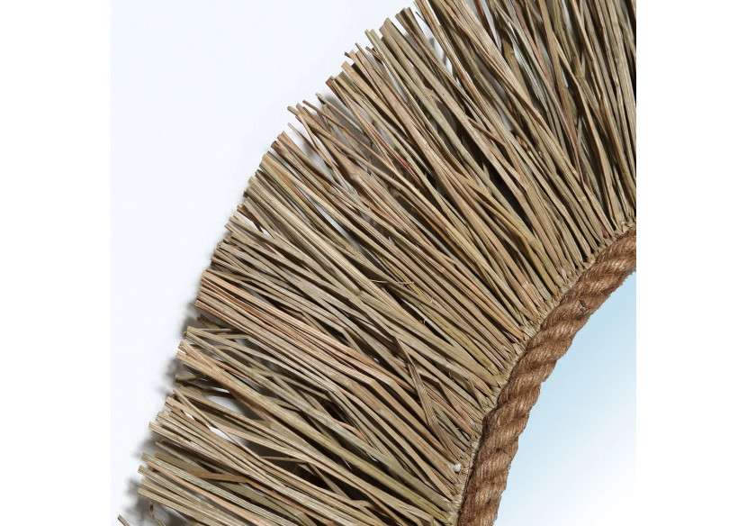 Miroir St Barth - Naturel, Élégance Côtière - JABR018N-M-65 - Bazar Bizar