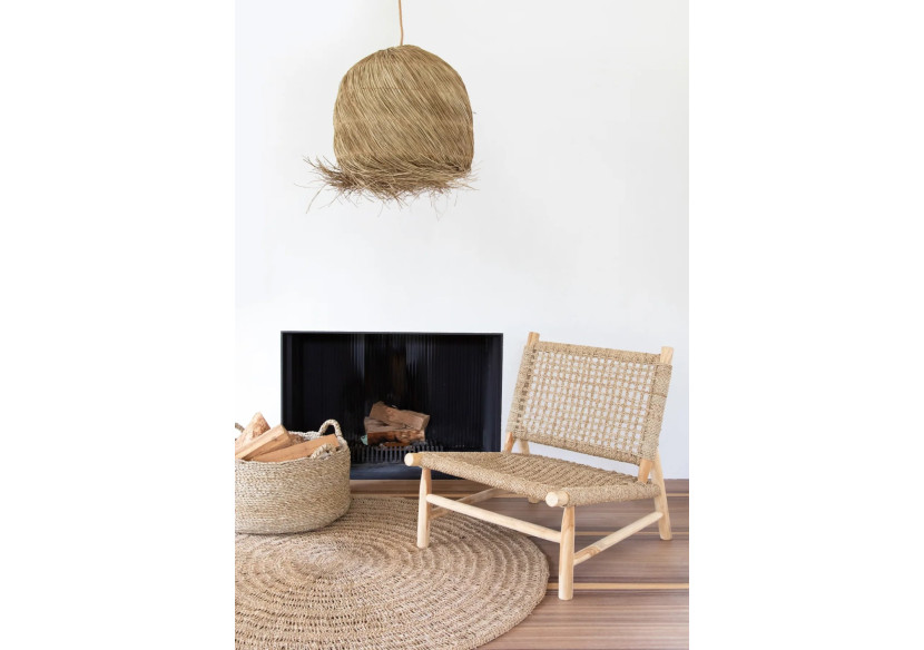 Suspension Wicked - Naturelle, Lampadaire Boho - JABR011N-50x50 - Bazar Bizar