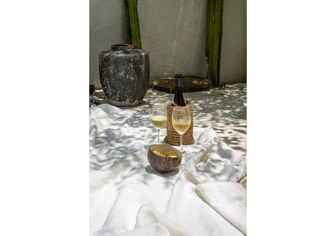 Bol en Noix de Coco Naturel - Élégance tropicale - JABR005NW - Bazar Bizar