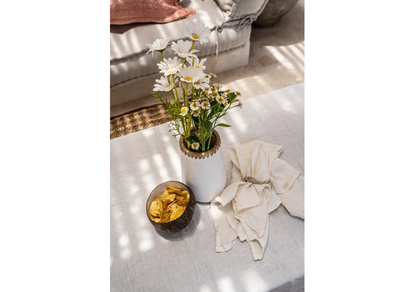 Bol en Noix de Coco Naturel - Élégance tropicale - JABR005NW - Bazar Bizar