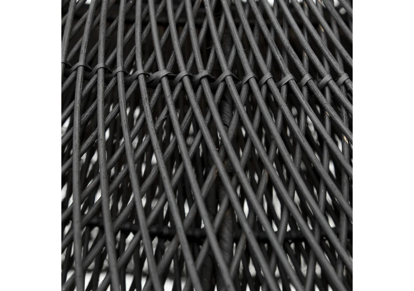 Suspension en Rattan Cloud - Noir XXL pour Intérieur - BAYU013B-XXL-120 - Bazar Bizar