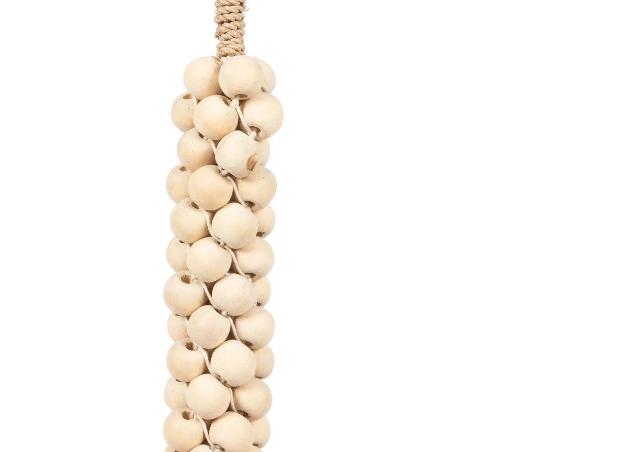 Tassel en Bois et Coton Naturel - Élégance et style - BALE049NW - Bazar Bizar