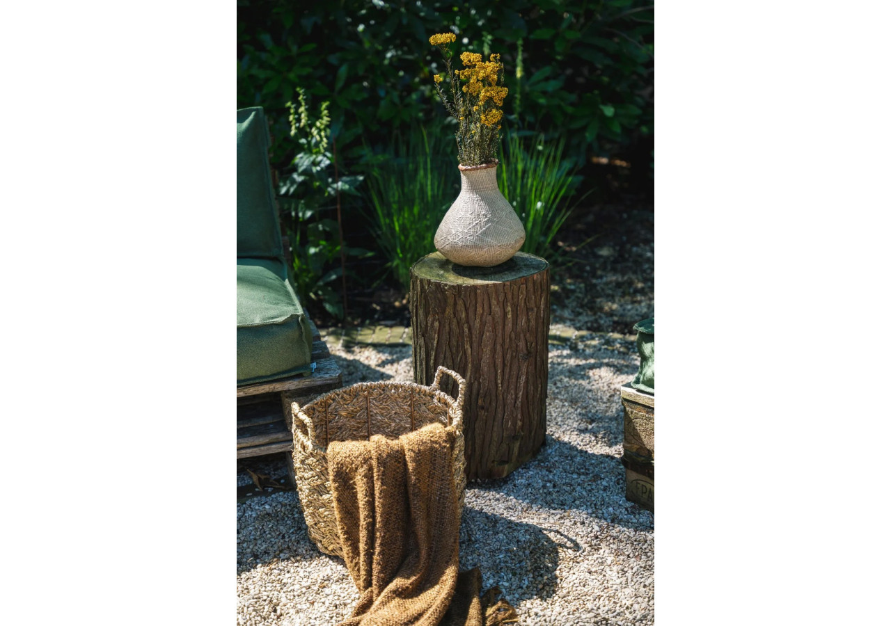 Plaid de Luxe Tissé à la Main - Marron 40 - INIE002Br - Bazar Bizar