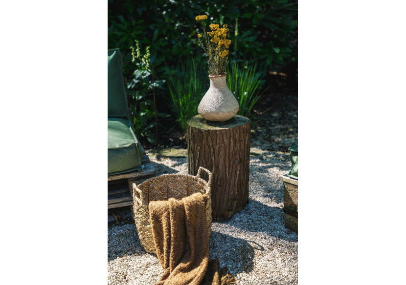 Plaid de Luxe Tissé à la Main - Marron 40 - INIE002Br - Bazar Bizar